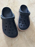 卡骆驰crocs洞洞鞋贝雅卡骆班轻便耐磨一脚蹬休闲鞋|205089 深蓝/辣椒红-4CC 40 (250mm) 实拍图