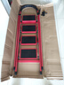 熊居 梯子家用折叠室内楼梯人字梯多功能加厚碳钢步梯爬梯便携 升级安全卡扣*加厚款*红色四步梯 实拍图