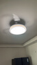 惠普普瑞护眼LED隐形扇叶餐厅遥控调光一体吊扇风扇灯中山灯具包安装 实拍图