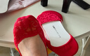 【3装】红色袜子女士夏季薄款船袜浅口隐形袜结婚大红色蕾丝棉袜硅胶防滑喜庆兔年本命年袜子结婚礼物 3双装(棉面+蕾丝面+蕾丝款) 35-39码 实拍图