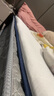 红豆乳胶床垫加厚记忆棉榻榻米抗压单双人家用宿舍床褥子床垫子 R白蓝（厚度约6cm） 150cm*200cm 实拍图