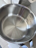 特福（Tefal）加厚316L不锈钢奶锅宝宝婴儿辅食锅 带蒸笼小汤锅煮面热奶锅煮奶 18cm 实拍图