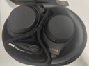 索尼（SONY） WH-1000XM4 头戴式无线耳机 蓝牙降噪耳机 网课游戏适用耳麦礼物送男女友学生 黑色 实拍图