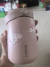 MOMOCONCEPT咖啡保温杯女士高颜值提手杯316不锈钢樱花水杯户外保冷杯子便携 实拍图