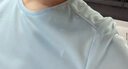 迪卡侬（DECATHLON）速干T恤男女运动户外健身宽松快干吸汗跑步短袖QUMM MH100 女款-天空蓝 M 实拍图