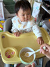 COOKSS儿童辅食碗餐具宝宝碗餐具耐摔防烫儿童小孩训练专用吃饭碗牛油果 实拍图