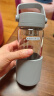北鼎（Buydeem）茶水分离玻璃杯 男女高颜值便携随手杯办公室泡茶杯浅岛灰470ml 实拍图