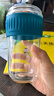 乐扣乐扣（LOCK&LOCK）咖啡杯耐热玻璃水杯子男女学生便携式双饮吸管杯随手杯500ML绿色 实拍图