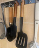 珐宝（staub）木柄硅胶家用汤勺饭勺漏勺刮勺分菜勺多功能勺厨具配件套组 木柄硅胶锅铲 实拍图