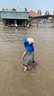 kocotreekk树儿童防晒帽大帽檐护颈披风帽夏户外海边太阳帽宝宝遮阳帽薄款 实拍图