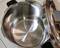 苏泊尔（SUPOR）304不锈钢7.0L压力锅24cm【5-7人可用】快煮防爆高压锅 燃气家用 实拍图