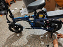 绿源电动自行车新国标代驾折叠电动车超长续航铝合金锂电池助力电瓶车 幻影铝合金版蓝色-40A-纯电120公里 实拍图