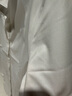浪莎白衬衫短袖女夏季薄款宽松通勤职业蓝色衬衫女装气质正装白色衬衣 实拍图