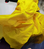 太空（TaiKong）电动电瓶摩托车雨衣长款全身防暴雨单人时尚卡通男女加大加厚雨披 无镜套-黄色 XXXXL 实拍图