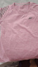 乔丹短袖女t恤夏季透气速干跑步运动圆领T恤上衣 淡紫粉 -1224-透气速干 L 实拍图