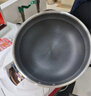 康巴赫304不锈钢炒锅少油烟不粘锅经典全屏蜂巢炒菜锅明火通用32cm 实拍图