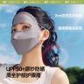 蕉下（beneunder）脸基尼女全脸防晒医美面罩防紫外线口罩高颜值骑行面罩护脸深黛灰 实拍图