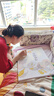 铂呐苓数字油画diy填充手绘画儿童节生日填色手工油彩画装饰画春节礼物 数字油画【柿柿如意】 40*50cm 实拍图