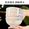 浩雅景德镇陶瓷碗具套装陶瓷米饭碗汤碗用面碗饭碗时光漫步10个装 实拍图