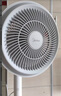 美的（Midea）【清新简约】家用定时空气循环扇摇头立式电风扇轻音节能落地扇宿舍桌面小型风扇空调伴侣FGA24TYR 实拍图