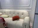 冬熊棉花糖真皮沙发法式奶油风客厅小户型轻奢白色钢琴键云朵沙发 【大四人位3.1米】 进口纳帕头层牛皮【豪华版】乳胶+4CM紫罗兰 实拍图
