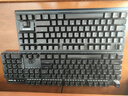 CHERRY樱桃 MX1.1黑曜极光 机械键盘 游戏键盘 悬浮式无钢结构 87键有线键盘 RGB灯效  黑色 红轴 实拍图