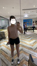 Keep速干宽松裸感瑜伽服背心女外穿健身服夏短袖12417 奶茶粉 L  晒单实拍图