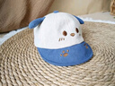 爱宝适婴儿帽子春秋宝宝鸭舌帽卡通棒球帽儿童外出遮阳帽 蓝小熊老T150 实拍图