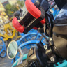 摩多狼（MOTOWOLF）摩托车减震手机支架外卖摩旅导航架无线充电壳防盗手机支架车把款 实拍图