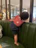 幼歌（YOUGE）婴幼儿2024新款法式卡通翻领短袖衬衫轻柔草莓儿童上衣 小红格 90 cm 实拍图