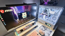 WAIZOWL 丨bg gaming 耳机支架 RGB游戏耳机支架 头戴式耳机架 鼠标夹线器USB拓展 苹果白 实拍图