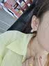 LANSILL滴釉耳环女轻奢小众设计感高级耳扣耳圈2026新款气质耳饰时尚 奶白色滴釉耳环E3271 实拍图