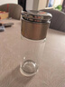 宝威玛（BVGMAV）玻璃杯英国 水杯家用茶水分离双层隔热透明玻璃泡茶杯子女300ml 实拍图