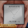 GLTEN和田玉平安扣纯银手链女生玉手镯生日礼物送女朋友老婆女士手串 【锦鲤平安扣】手链+证书 实拍图
