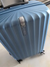 新秀丽（Samsonite）行李箱20英寸拉杆箱时尚密码登机箱竖条纹旅行箱包蓝色GU9*11001 实拍图