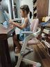 米粒生活F1儿童学习椅子小学生书房写字椅家用可升降座椅凳131/134FB布粉 实拍图