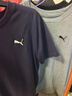 彪马（PUMA）纯色宽松短袖T恤男女情侣款新款夏季运动上衣 690409 海军蓝-16 M (175/96A) 实拍图