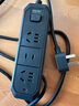 得力（deli）3C认证国标安全插座 插排/插线板/接线板/排插/拖线板 3位2米 总控开关 黑色 18338(02) 实拍图