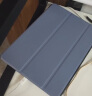 毕亚兹 适用苹果iPad Mini2/3/1保护套 轻薄防摔 平板电脑保护后壳 全包边智能休眠三折皮套 PB10-金刚黑 实拍图
