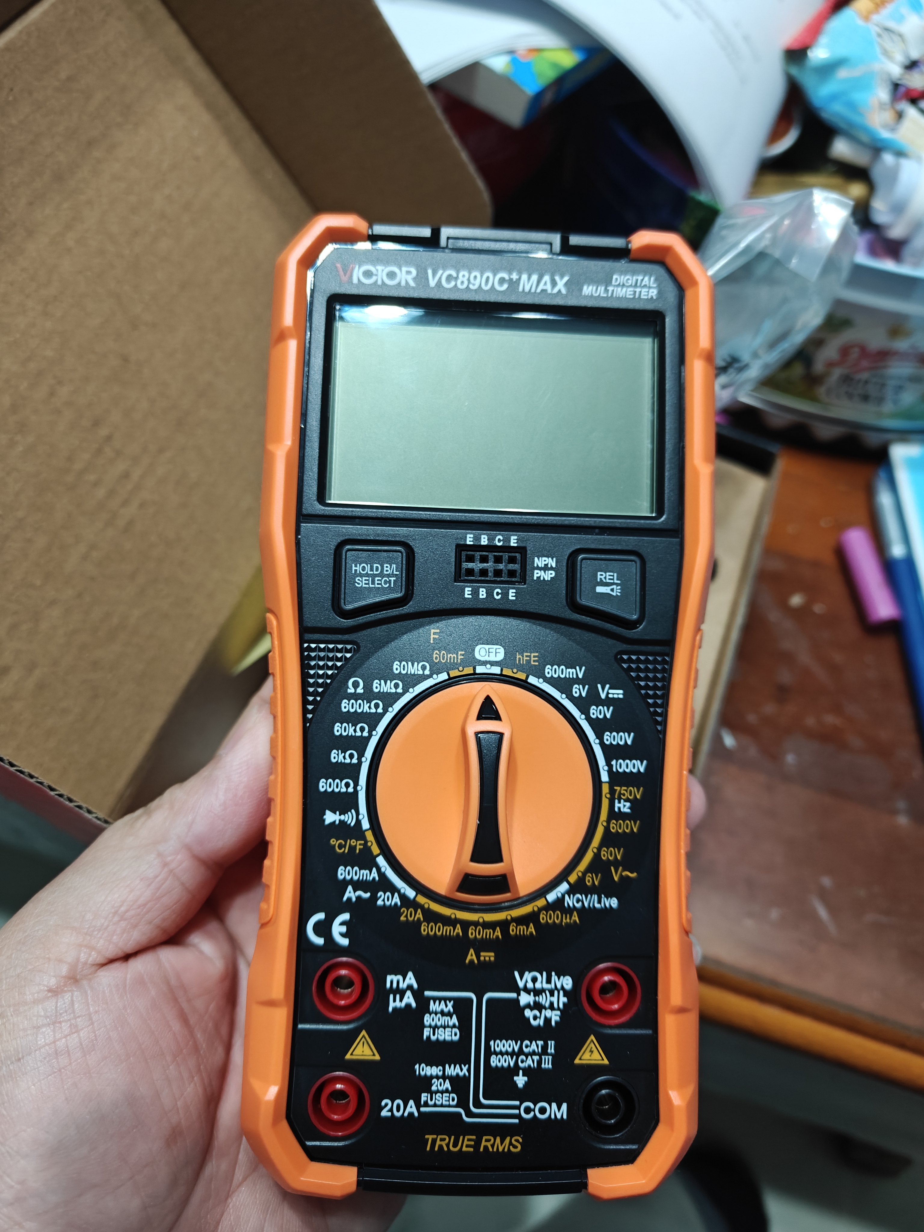胜利仪器（VICTOR）万用表高精度型电工专用万能表数字家用型多功能智能防烧 实拍图