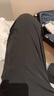 京东京造休闲裤男裤子凉感抗皱高弹运动裤男夏季户外防晒裤子 石墨黑 M 实拍图