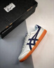 Onitsuka Tiger鬼塚虎复古德训鞋耐磨平底男女鞋休闲板鞋百搭 TOKUTEN 浅灰色/深蓝色 39.5 实拍图