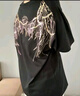 BOY LONDON【金翼锁链】夏季短袖情侣款翅膀烫金潮牌圆领T恤N01918 黑印金N01918 经典升级 L 实拍图