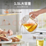 九阳（Joyoung）养生壶 1.5L煮茶器电热烧水壶开水壶 0胶水保温煮茶器玻璃花茶壶WY125 实拍图