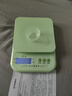 够衡 厨房秤电子秤高精度小型电子秤克数称烘焙精准家用中药食物秤称重0.1g 牛油果绿【10kg/1g】电池款 实拍图