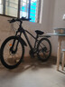 凤凰（Phoenix）山地自行车成人男女学生铝合金油碟禧玛诺变速轴承培林单车山地车 典雅黑/油刹/可锁减震 26英寸 30速蓝图A7（可兼容禧玛诺） 实拍图