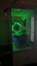 AOCCG393W白色 游戏电脑台式海景房主机箱 双面玻璃/MATX主板/360水冷/9风扇位/270°全景/上下分仓 实拍图