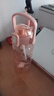 希乐水杯大容量运动吸管杯男女夏季网红吸管杯tritan材质1.5L莲花红 实拍图