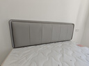 床头软包靠背实木床头板2023新款落地网红简约现代科技布床靠单买 B12浅灰色科技布 1.8米长床头 实拍图