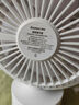 齐心（COMIX）台式电风扇空气循环扇桌面小风扇广角宿舍摇头电风扇节能轻音小型学生宿舍床上用超长续航 WT-F70 实拍图